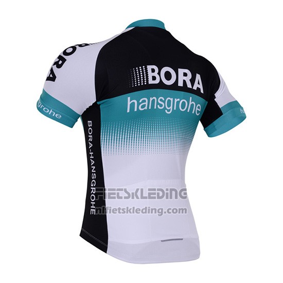2017 Fietskleding Bora Diep Wit Korte Mouwen en Koersbroek